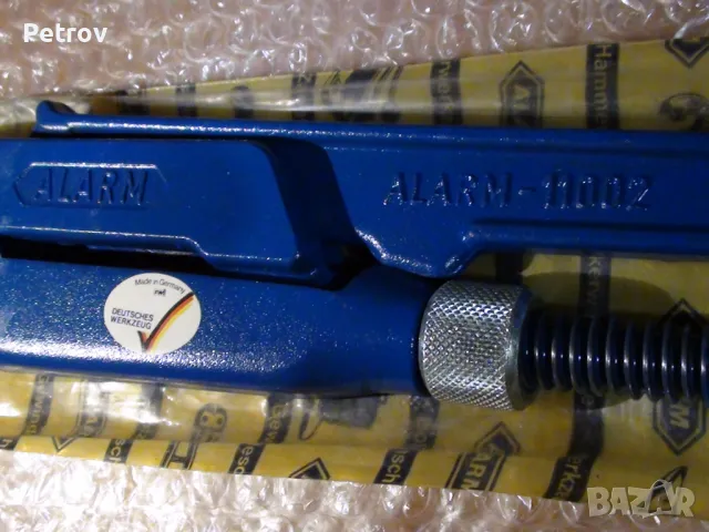 ALARM - 11002 - Made in Germany - 1" + 1 1/2" + 2" ЧИСТО НОВИ ПРОФЕСИОНАЛНИ Тръбни Ключове !!!!!!!! , снимка 15 - Гедорета - 39923931