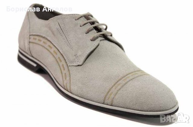 Велурени обувки N40 - чисто нови!!!! , снимка 2 - Официални обувки - 36953625
