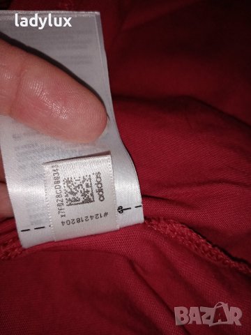 Adidas, Оригинална, 95% Памук, Размер S/М. Код 2142, снимка 6 - Тениски - 43945870