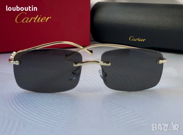 Cartier мъжки дамски  слънчеви очила с пантера унисекс, снимка 9 - Слънчеви и диоптрични очила - 52915454