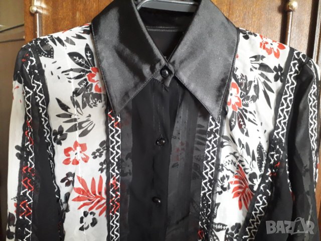 Дамска официална риза с дълъг ръкав, снимка 2 - Ризи - 28905354