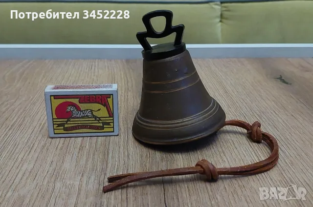 камбанка звънче бронз за ценители , снимка 3 - Антикварни и старинни предмети - 49227298