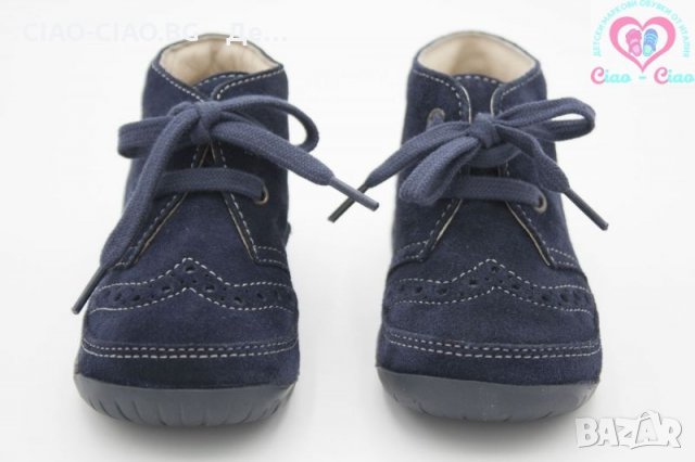№18, Бебешки обувки за момче, естествена кожа и велур, анатомични, снимка 3 - Бебешки обувки - 28289434