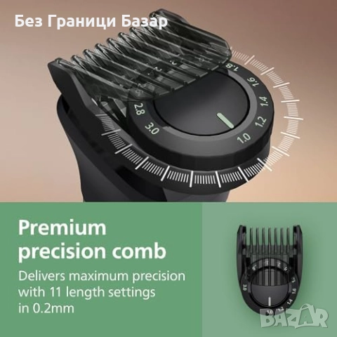 Нов Philips Multigroom 7000 19 в 1 Тример за лице, коса и тяло MG7962/30, снимка 6 - Машинки за подстригване - 52077566