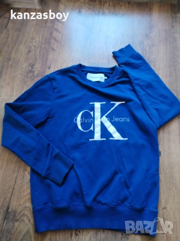 calvin klein - страхотна мъжка блуза КАТО НОВА M, снимка 4 - Блузи - 52108838