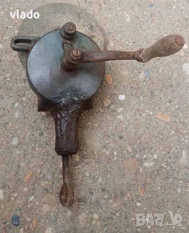 Ръчен шмиргел, снимка 4 - Антикварни и старинни предмети - 51101246