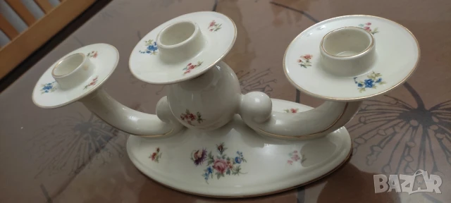 Порцеланов свещник Alka Bavaria Meissen, снимка 13 - Декорация за дома - 50941640