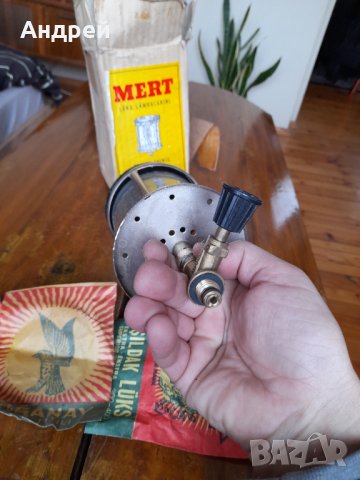 Стара газова лампа Mert, снимка 5 - Антикварни и старинни предмети - 35297142