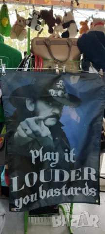 Lemmy- Play It LOUDER You Bastards flag, снимка 2 - Китари - 49750777