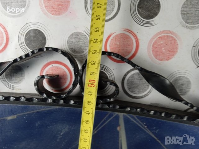 Старо огледало 1983г рамка ковано желязо, снимка 9 - Огледала - 38299963