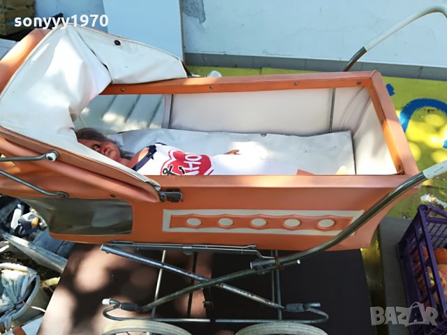 АНТИКА-ретро бебешка количка, снимка 9 - Детски колички - 26236050