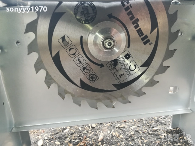 EINHELL TC-TS820 НАСТОЛЕН ЦИРКУЛЯР ОТ ФРАНЦИЯ 0410251711, снимка 8 - Други инструменти - 51944525