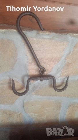 Ченгел, кука за месо., снимка 2 - Антикварни и старинни предмети - 51792914