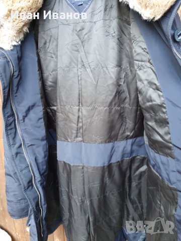дълго стилно пухено яке / парка Tommy Hilfiger   размер Л , снимка 6 - Якета - 38924672