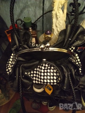 Дамска чанта естествена кожа РАЗПРОДАЖБА, снимка 2 - Чанти - 43024849