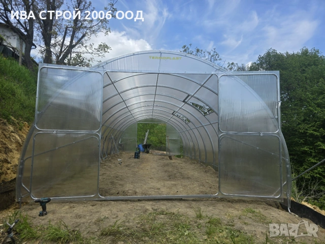 Метални и дървени оранжерии с поликарбонатно покритие.Готов комплект за сглобяване., снимка 3 - Оранжерии - 53374804