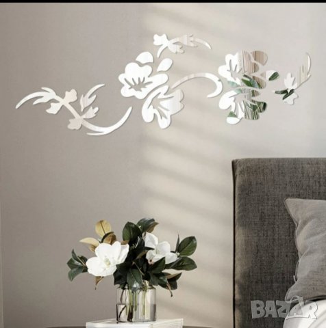 Огледално пано за стена , снимка 3 - Декорация за дома - 32867698