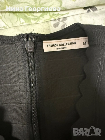 Черна рокля, снимка 3 - Рокли - 52813625