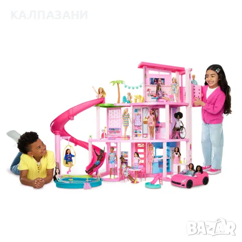 Barbie Dreamhouse® Къща на мечтите с огромна пързалка HMX10, снимка 2 - Кукли - 47629391