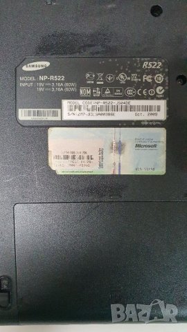 Лаптоп Samsung R522 2.1GHz/3GB/500GB, снимка 7 - Лаптопи за дома - 37422072