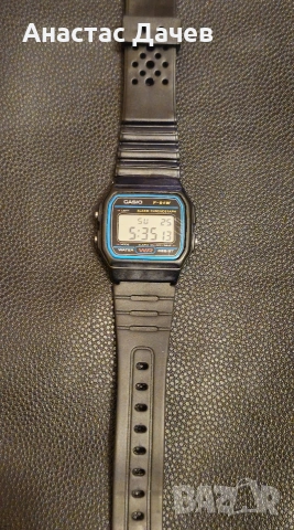 Винтидж часовник CASIO F 91 W, снимка 2 - Мъжки - 53222741