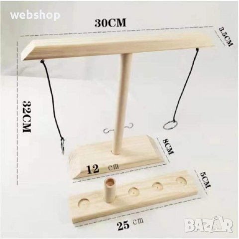 Дървена Игра с шотове и кукички, снимка 5 - Други стоки за дома - 38854171