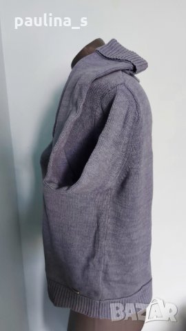 Спортна жилетка от памучно плетиво ”Isolde” plus size / голям размер , снимка 6 - Жилетки - 16186037