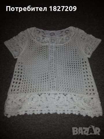 Плетена блузка и ризка, снимка 1 - Ризи - 40352317