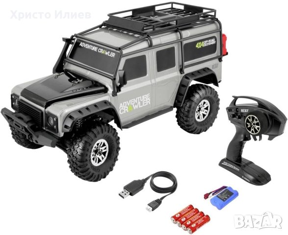 Акумулаторен Джип Кола Автомобил 4х4 Мощен мотор RC с Батерия зарядно 1:10, снимка 2 - Коли, камиони, мотори, писти - 43512218