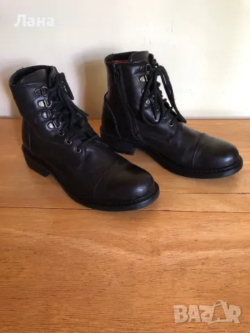 Италиански дамски боти от естествена кожа номер 37, снимка 4 - Дамски боти - 47278177