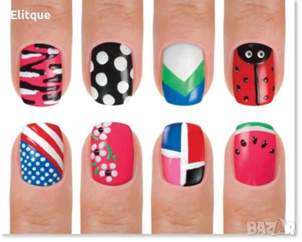 Декорация за маникюр в различни цветове Hot Design TV275, снимка 6 - Други - 52889106