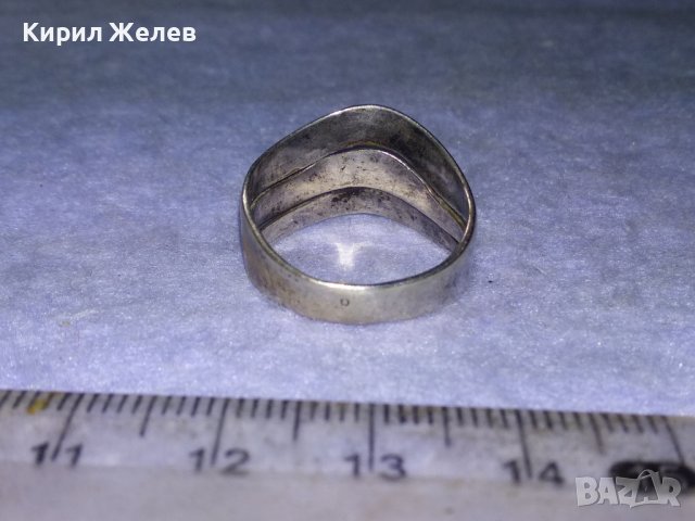 СТИЛЕН АЖУРЕН ВИНТИДЖ АРТ СРЕБЪРЕН ПРЪСТЕН СРЕБРО 925 ПРОБА 40230, снимка 12 - Пръстени - 43222670