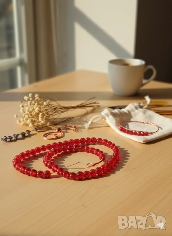 Стъклени Мъниста за бижута 10мм 8мм 6 мм 4мм J259, снимка 2 - Други - 52479660