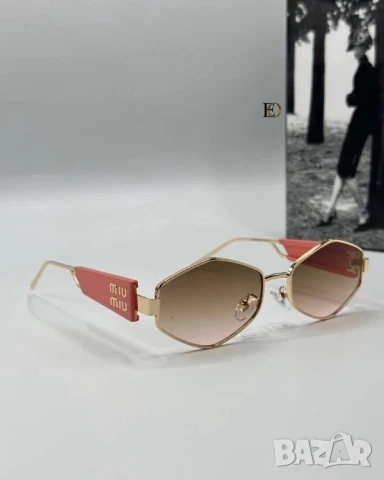 очила с калъф prada miu miu , снимка 11 - Слънчеви и диоптрични очила - 50571493