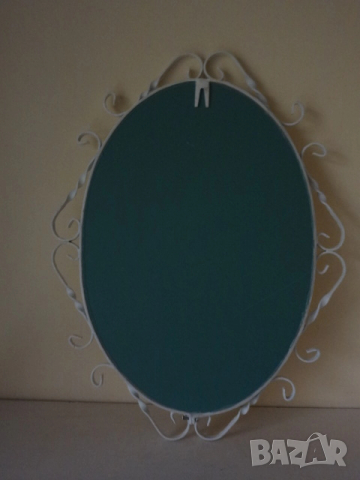 Винтидж огледало с метална рамка, снимка 11 - Огледала - 52577445