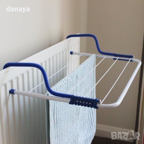 1907 Сушилник за радиатор балкон врата сушилник за дрехи, снимка 4 - Сушилници - 43240878