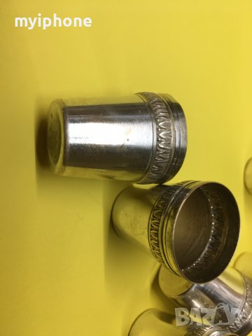 Френски оргинални шотове 6 броя, снимка 5 - Чаши - 38506036