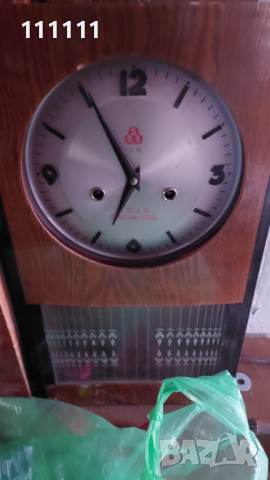 Часовник  стенен работещ, снимка 4 - Други ценни предмети - 36460356