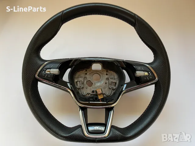 Оригинален с перфорирана кожа Мулти волан Skoda Monte Carlo Skoda Шкода Monte Carlo Монте Карло 