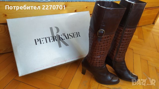 Дамски ботуши от естествена кожа - Peter Kaiser, снимка 3 - Дамски ботуши - 38965199