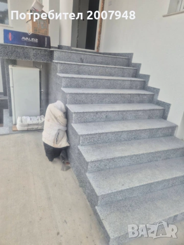Промоция Грапав Гранит стъпало с чело 130/33 и 130/17 заоблени по-дългата страна - 24 Евро комплекта, снимка 4 - Облицовки - 48610506