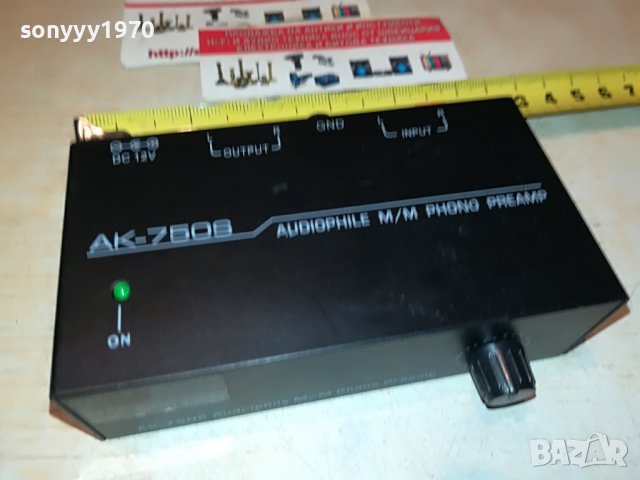 🛑AK-760S AUDIOPHILE M/M PHONO PREAMP 1909220926М, снимка 4 - Ресийвъри, усилватели, смесителни пултове - 38045588