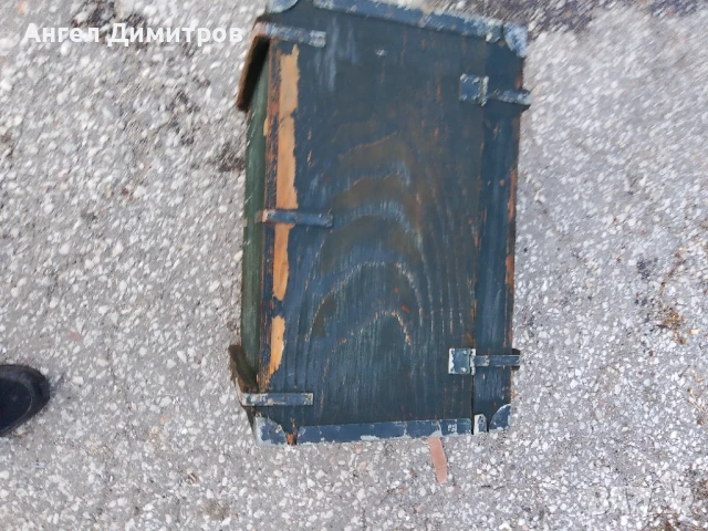 Дървен сандък от военна техника , снимка 2 - Антикварни и старинни предмети - 51353080