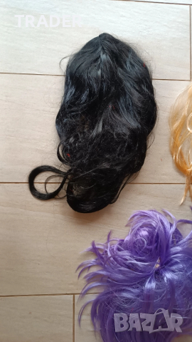 Парти перука - черна руса лилава , снимка 9 - Други - 20223980
