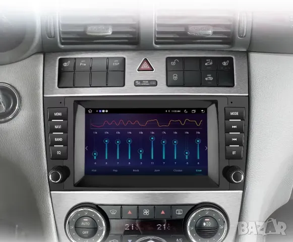 Мултимедия, Двоен дин, за Mercedes C Class, W203, W209, с Android, C220, C320, CLK, C220, Навигация , снимка 4 - Аксесоари и консумативи - 50311093