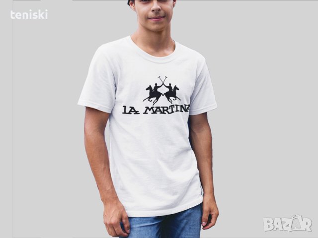 Тениски La Martina принт, снимка 2 - Тениски - 41781465