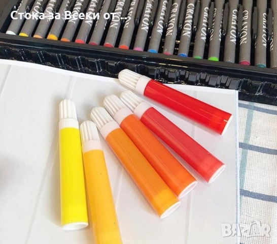 Комплект за рисуване от 150 части, снимка 4 - Ученически пособия, канцеларски материали - 52951935