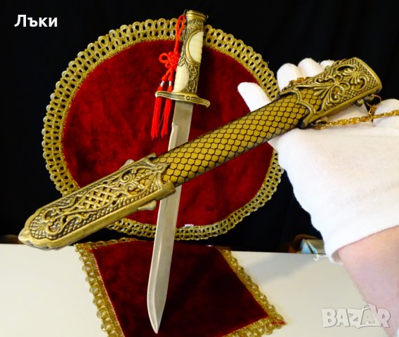 Сабя,меч,кинжал с кания,сапфир. , снимка 7 - Антикварни и старинни предмети - 35029181