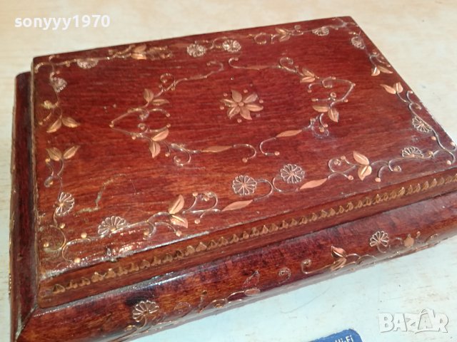 ДЪРВЕНА КУТИЯ ОТ ФРАНЦИЯ 2312231629, снимка 4 - Антикварни и старинни предмети - 43526036