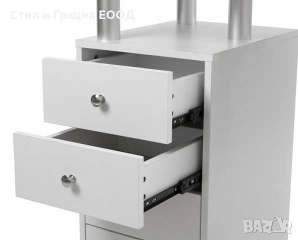 *Маса за маникюр с прахоуловител Distal 120 x 47 x 75,6 см, снимка 4 - Педикюр и маникюр - 28048968